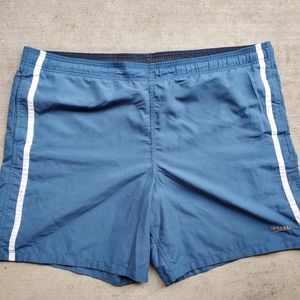 Worn Speedo Lined Swim Trunk Shorts sz XL